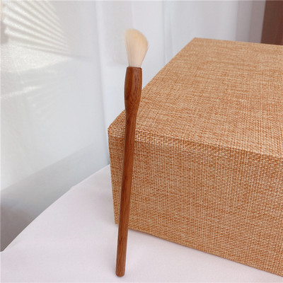 Set de pensule de machiaj din nuc, pudră cosmetică de înaltă calitate, fond de ten, fard de ochi, perie de machiaj, mâner din lemn