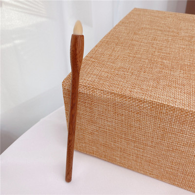 Set de pensule de machiaj din nuc, pudră cosmetică de înaltă calitate, fond de ten, fard de ochi, perie de machiaj, mâner din lemn