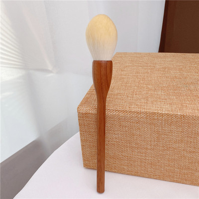 Set de pensule de machiaj din nuc, pudră cosmetică de înaltă calitate, fond de ten, fard de ochi, perie de machiaj, mâner din lemn