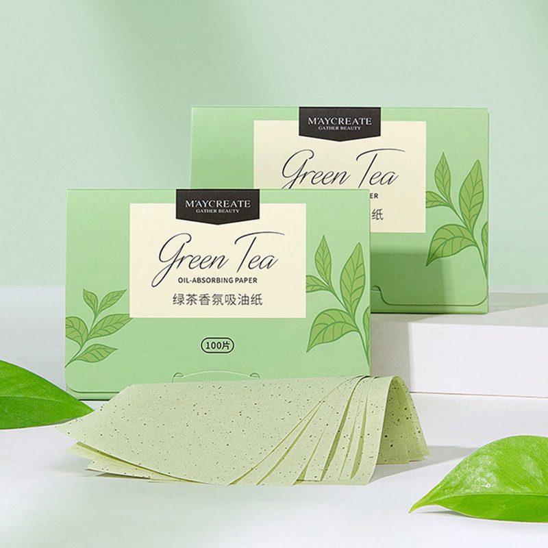 100 vnt./dėžutėje Veido aliejukas, tepamasis popierius Patvarus matinis veido servetėlės Veido valiklis Aliejaus kontrolė Aliejų sugeriantys veido valymo įrankiai Nauja