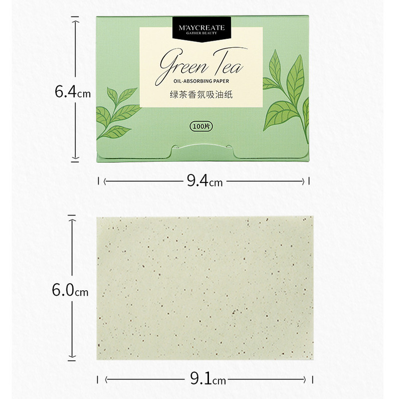 100 vnt./dėžutėje Veido aliejukas, tepamasis popierius Patvarus matinis veido servetėlės Veido valiklis Aliejaus kontrolė Aliejų sugeriantys veido valymo įrankiai Nauja