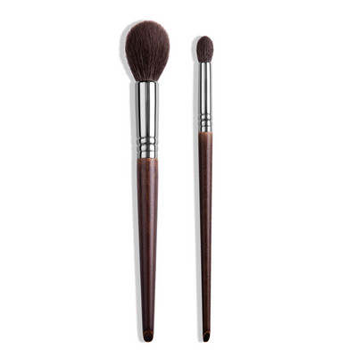 OVW kecskeszőr professzionális kefe sminkkészlet Natural Brochas Maquillaje Make Up Tapered Blender Highlight Brush Blusher