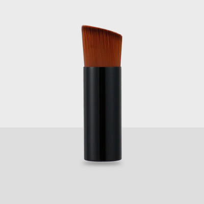 1 buc Mini pensule portabile de machiaj pentru fond de ten lichid Perie cu cap oblic fără sudură Instrumente cosmetice profesionale