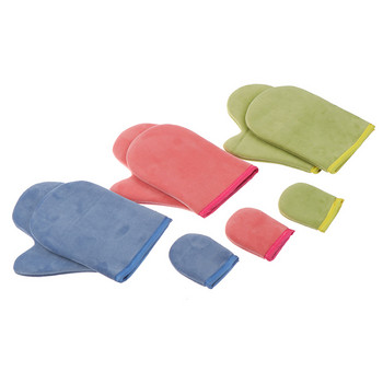 Pink Finger Glove Reusable Body Self Tan Glove Applicator Γάντια μαυρίσματος Κρέμα λοσιόν Μους Body Cleaning Glove Self Tanne