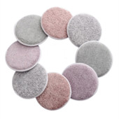 Demachiant moale reutilizabil Tampoane din cârpă din microfibră Dispozitiv de îndepărtare a prosopului Dispozitiv de curățare a feței Machiaj de pluș Umed uscat Pudră de curățare leneș