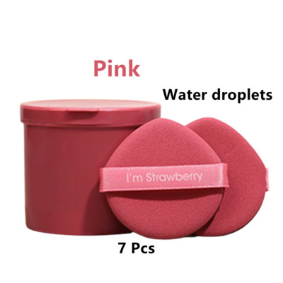 Set cutie de 7 bucăți pentru machiaj cu căpșuni, doamnelor, fond de ten moale, izolare, pernă de aer, cu două fețe, instrument de machiaj pentru frumusețe.