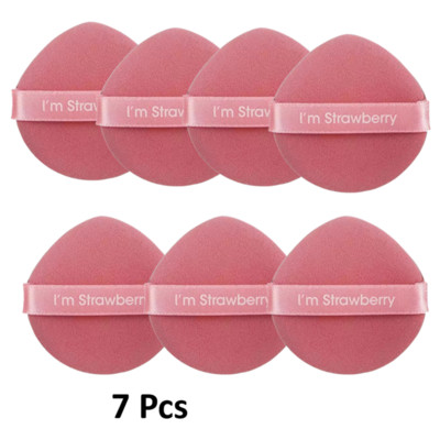 Set cutie de 7 bucăți pentru machiaj cu căpșuni, doamnelor, fond de ten moale, izolare, pernă de aer, cu două fețe, instrument de machiaj pentru frumusețe.