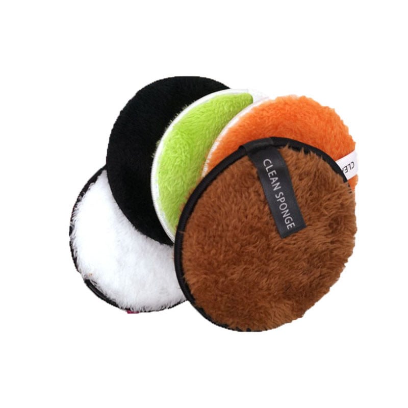 Tampoane demachiante reutilizabile Șervețele lavabile din bumbac Burete pentru îndepărtarea microfibrelor Rotunzi din bumbac reutilizabile Instrumente de machiaj Puf de curățare