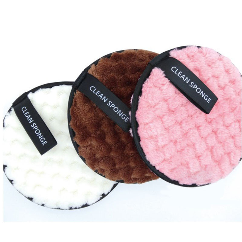Tampoane demachiante reutilizabile Șervețele lavabile din bumbac Burete pentru îndepărtarea microfibrelor Rotunzi din bumbac reutilizabile Instrumente de machiaj Puf de curățare