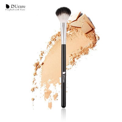 DUcare 1 buc Pudră moale pentru fond de ten Blush Lady Pensule de machiaj Highlighter Fard de pleoape Contur facial o singură perie Instrumente cosmetice