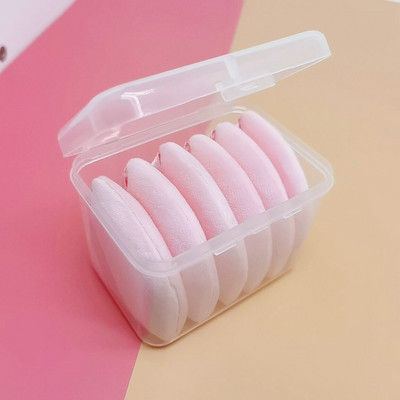 6 tk/komplekt Velvet Triangle Powder Puff Jumesvammid näole Silmadele Kontuuriv Shadow Seal Cosmetic Foundation Makeup Tool