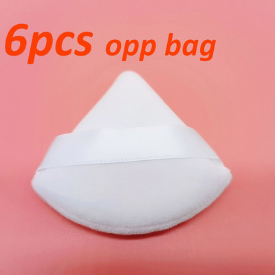 6 tk/komplekt Velvet Triangle Powder Puff Jumesvammid näole Silmadele Kontuuriv Shadow Seal Cosmetic Foundation Makeup Tool