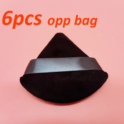 6 tk/komplekt Velvet Triangle Powder Puff Jumesvammid näole Silmadele Kontuuriv Shadow Seal Cosmetic Foundation Makeup Tool