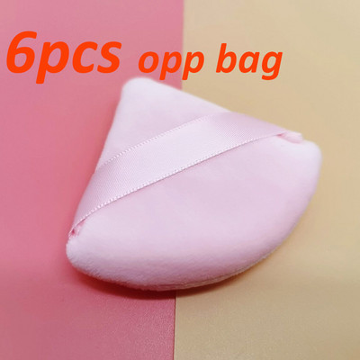 6 tk/komplekt Velvet Triangle Powder Puff Jumesvammid näole Silmadele Kontuuriv Shadow Seal Cosmetic Foundation Makeup Tool