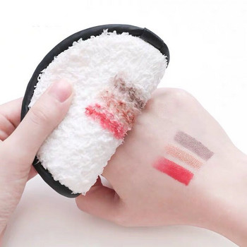 1/3 бр. Средство за премахване на грим за многократна употреба Подложки от микрофибърна кърпа за премахване Кърпа за почистване на лице Плюшен грим Lazy Cleansing Powder Puff Makeup