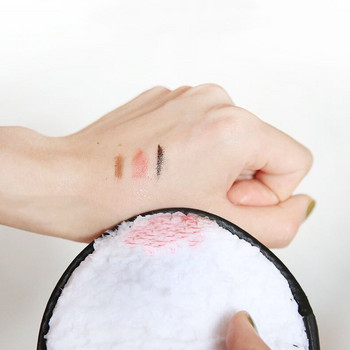 1/3 τεμ. επαναχρησιμοποιήσιμο ντεμακιγιάζ, υφασμάτινα μαξιλαράκια αφαίρεσης πετσετών, βελούδινο μακιγιάζ Lazy Cleansing Powder Puff Makeup
