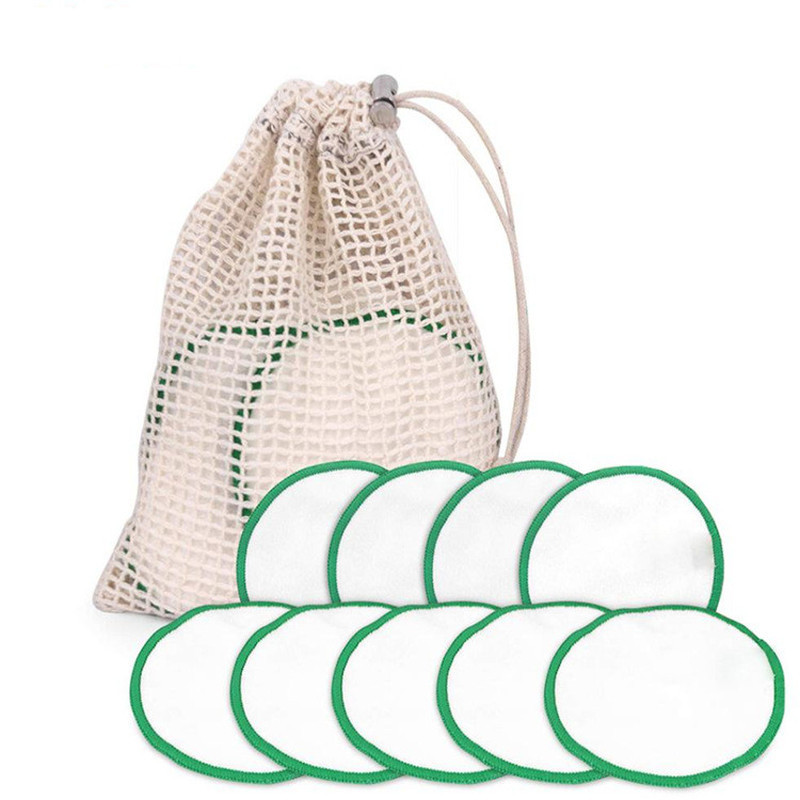 1/5 buc. Tampoane de demachiere lavabile, reutilizabile, de curățare, pentru curățarea feței, cu straturi duble, prosop, instrument de îngrijire a pielii