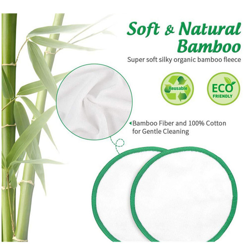 1/5 buc. Tampoane de demachiere lavabile, reutilizabile, de curățare, pentru curățarea feței, cu straturi duble, prosop, instrument de îngrijire a pielii