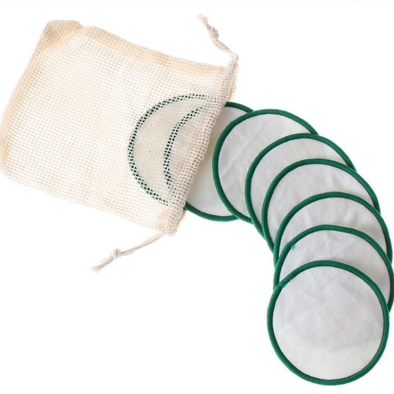 1/5 buc. Tampoane de demachiere lavabile, reutilizabile, de curățare, pentru curățarea feței, cu straturi duble, prosop, instrument de îngrijire a pielii
