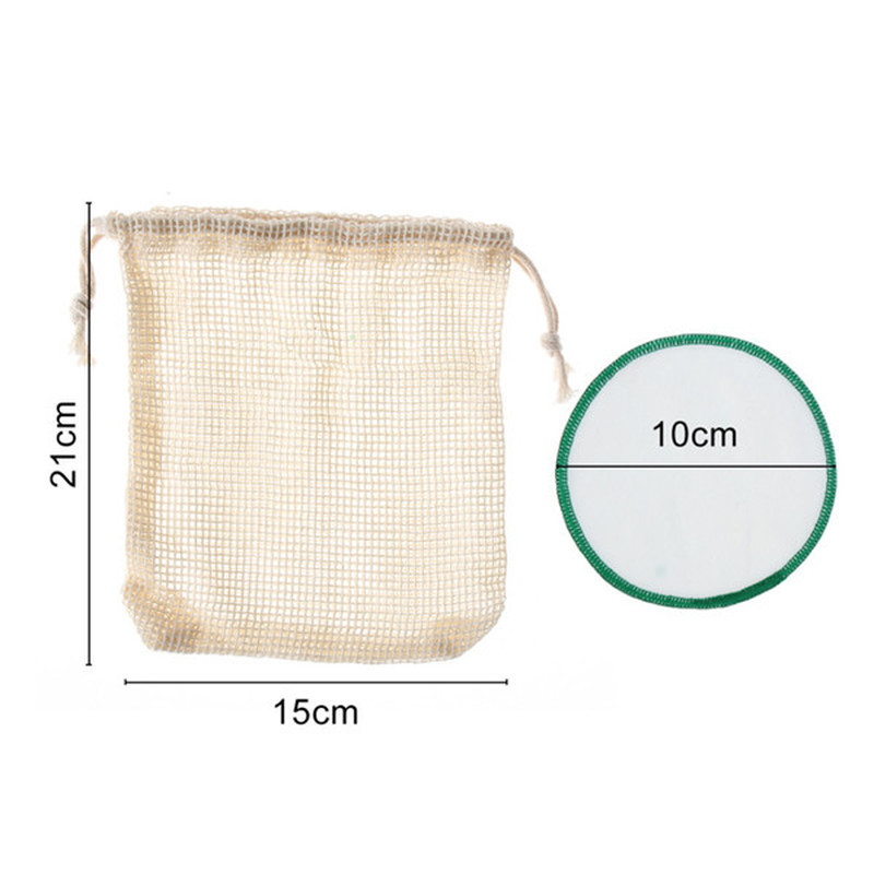 1/5 buc. Tampoane de demachiere lavabile, reutilizabile, de curățare, pentru curățarea feței, cu straturi duble, prosop, instrument de îngrijire a pielii