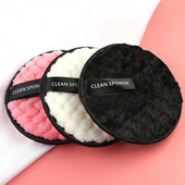 6/4/3 buc. Tampă de demachiere din fibre, reutilizabilă, pentru curățarea feței, prosop din pânză cu burete, instrument pentru tampoane de curățare a pielii.