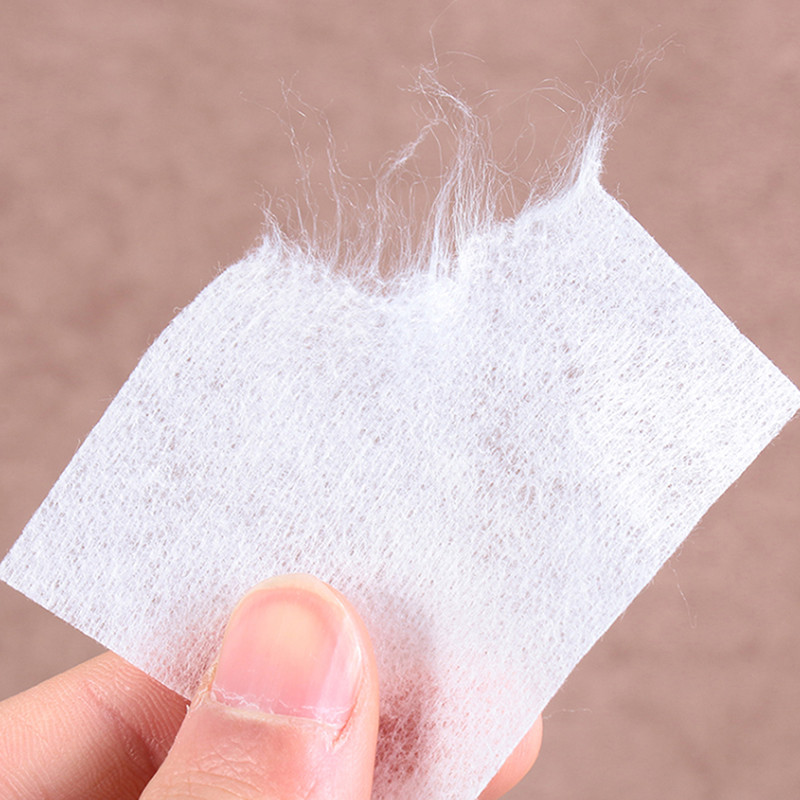 1000 tk/kott Kosmeetilised vatipadjad meigieemaldaja siid, õhuke hubane pehme mittekootud lausriidest näopuhastussalvrätikud, mis ei jäta prahti, nahahooldus