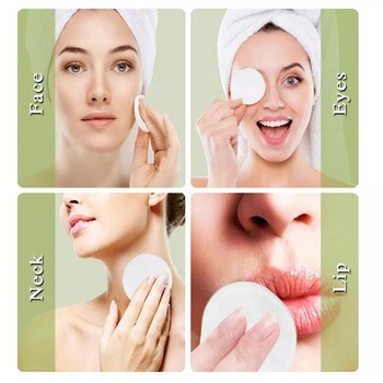 10 τεμ. Επιθέματα ντεμακιγιάζ επαναχρησιμοποιούμενα βαμβακερά επιθέματα μακιγιάζ Μακιγιάζ ντεμακιγιάζ προσώπου Bamboo fiber Facial Skin Care Pads Nursing Skin Cleaning