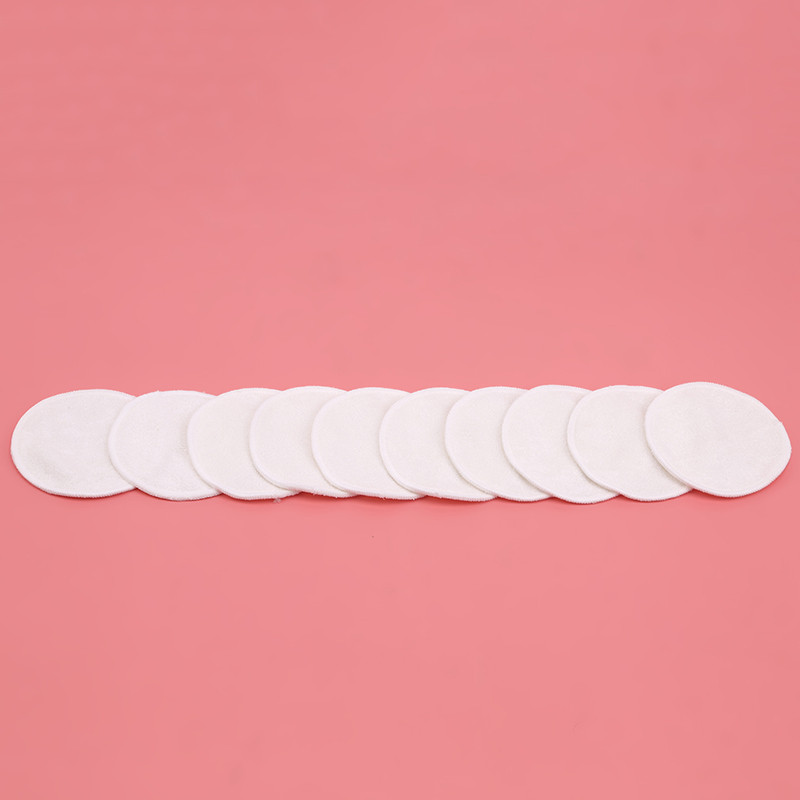 10 buc. Tampoane demachiante Reutilizabile din bumbac Demachiant facial Fibră de bambus Tampoane de îngrijire a pielii pentru alăptare Curăţarea pielii