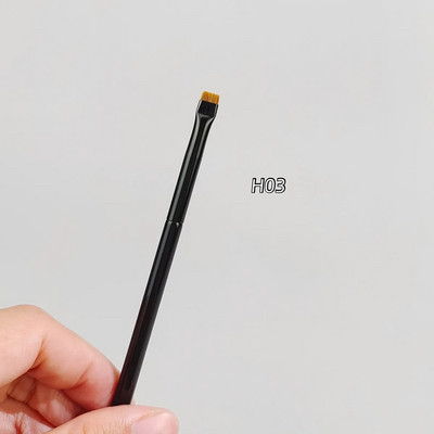 Pensule profesionale pentru machiaj pentru ochi LOYBJ Perie plată pentru eyeliner Perie înclinată pentru sprâncene Contur cosmetic Instrumente pentru perie de machiaj super fin