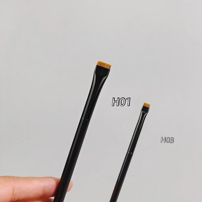 Pensule profesionale pentru machiaj pentru ochi LOYBJ Perie plată pentru eyeliner Perie înclinată pentru sprâncene Contur cosmetic Instrumente pentru perie de machiaj super fin