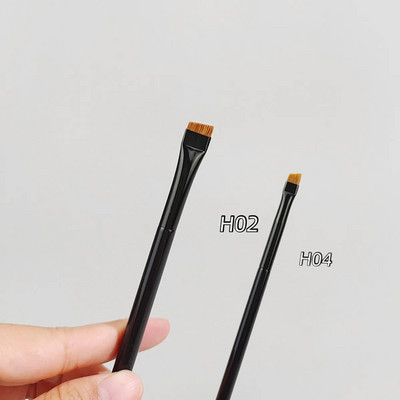 Pensule profesionale pentru machiaj pentru ochi LOYBJ Perie plată pentru eyeliner Perie înclinată pentru sprâncene Contur cosmetic Instrumente pentru perie de machiaj super fin