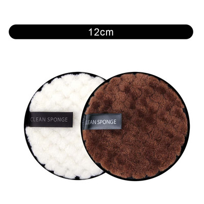 1/2 buc. Tampoane demachiante din microfibră Discuri reutilizabile din pânză Servețele de bumbac lavabile pentru curățarea feței pentru totdeauna Instrumente pentru burete pentru îngrijirea pielii