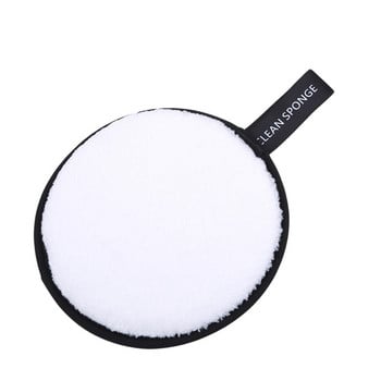 1PC многоцветен Makeup Puff Microfiber Sponge Cloth Pad Средство за премахване на грим Face Wash Инструмент за грим Beauty Korean Buffy