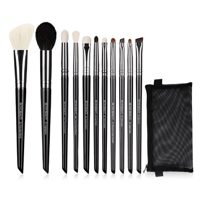 Set de pensule de machiaj Fard de ochi Pense pentru sprancene Par sintetic de capra Blush Highlight Pensule de machiaj Contour Bethy Beauty