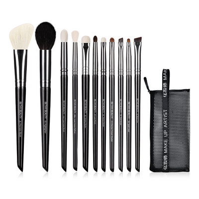 Set de pensule de machiaj Fard de ochi Pense pentru sprancene Par sintetic de capra Blush Highlight Pensule de machiaj Contour Bethy Beauty