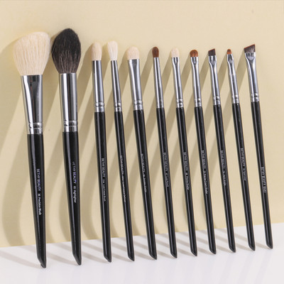 Set de pensule de machiaj Fard de ochi Pense pentru sprancene Par sintetic de capra Blush Highlight Pensule de machiaj Contour Bethy Beauty