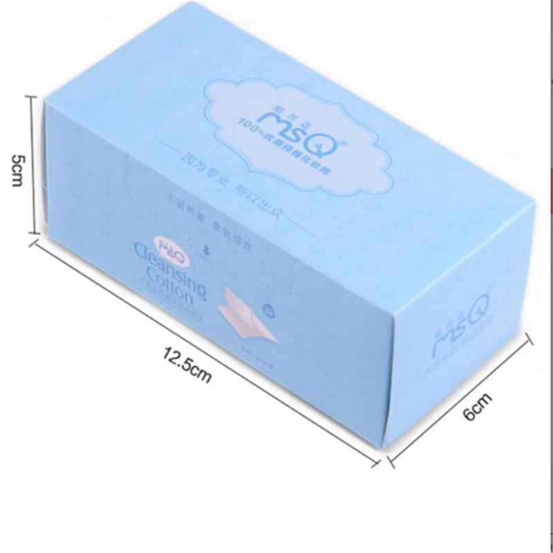 50 buc/sac Tampoane de bumbac organic pentru curățarea feței Dispozitiv pentru îndepărtarea ojei pentru țesut cosmetic Machiaj Frumusețe Instrumente de îngrijire a pielii