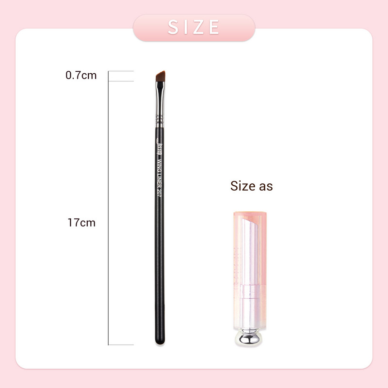 Πινέλο φρυδιών Jessup Βούρτσες μακιγιάζ φρυδιών με εξαιρετικά λεπτές μύτες Precision Tapered for Lash Line Pure Synthetic Wooden S142