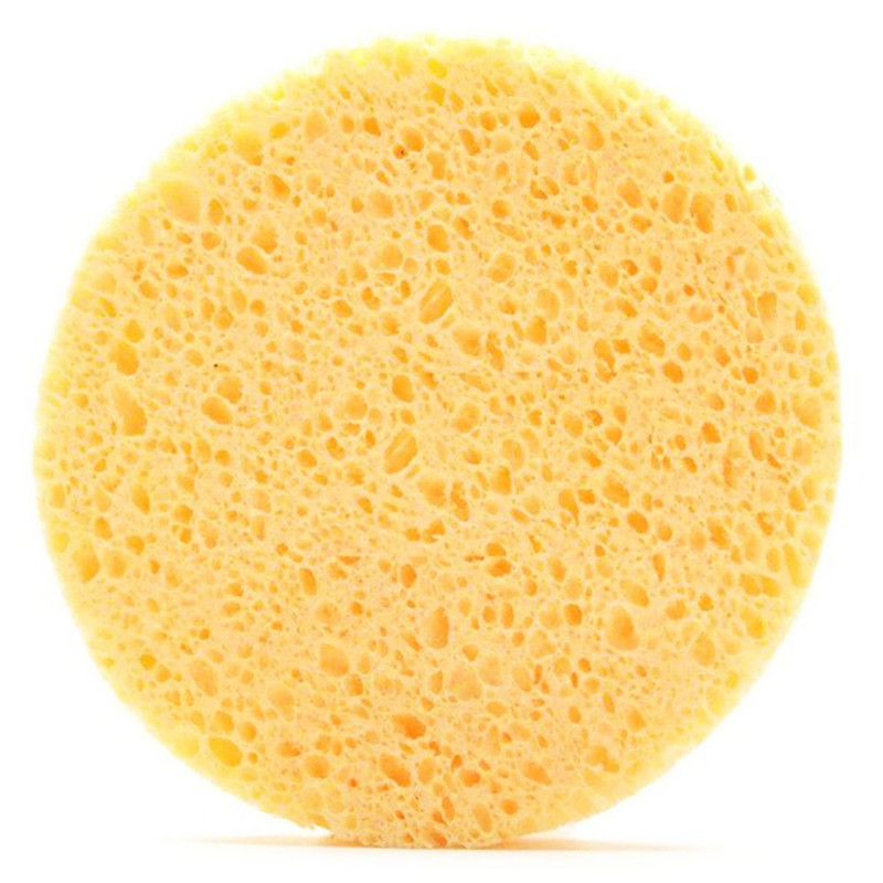 5db Újrafelhasználható Arclemosó Szivacs Sminklemosó kendő Kerek Tisztító Kozmetika Párna Compress Cellulose Beauty
