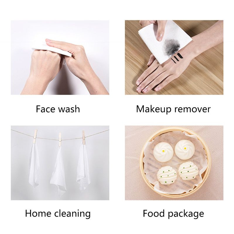 50/100 komada ručnika za jednokratnu upotrebu Putne pamučne maramice za šminkanje Čišćenje lica