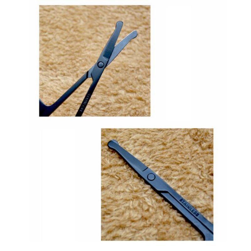 1 buc Foarfece pentru păr nazal Mini mașină de tuns pentru nas Foarfece pentru sprâncene Foarfece Vibrissa pentru doamnă, femei, adulți