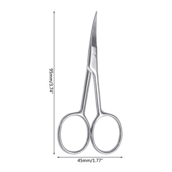 40JD Малки ножици за коса за вежди Изрязване на маникюр Ножици за кутикули Грим Инструмент за красота