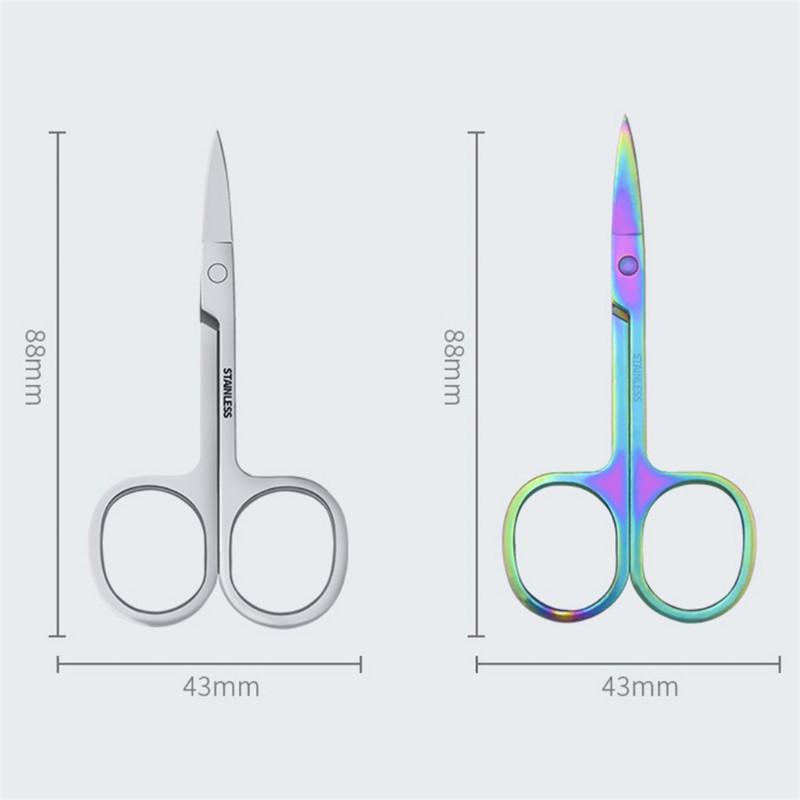 1 vnt Antakių stiklinė žirklės Moteriškas makiažas Blakstienų kirpiklis veido plaukų šalinimo priemonė manikiūro žirklės Nagų odelių įrankiai Grožio įrankiai