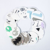 Tampă de demachiere reutilizabilă Tampoane de bumbac lavabile pentru curățarea feței Tampă de ștergere Instrument cosmetic pentru curățarea unghiilor