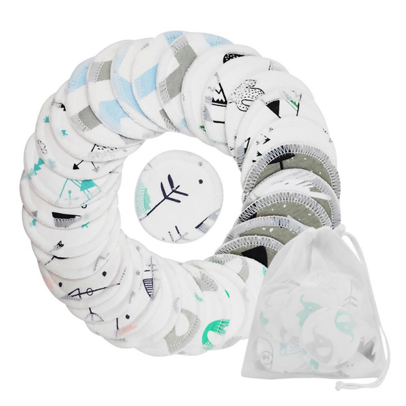 Tampă de demachiere reutilizabilă Tampoane de bumbac lavabile pentru curățarea feței Tampă de ștergere Instrument cosmetic pentru curățarea unghiilor