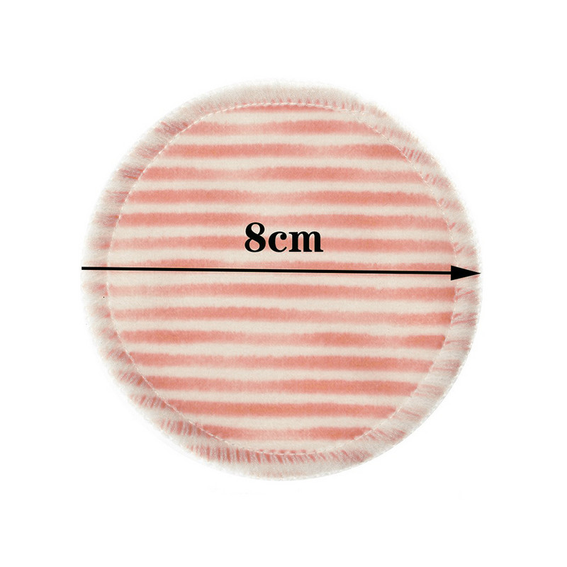 12 бр. Миещи се тампони за премахване на грим Двуслойни кадифени почистващи тампони за многократна употреба Бамбукови влакна Памук с чанта за съхранение Грижа за кожата