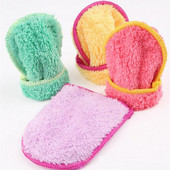 1 buc. Mănuși de demachiaj reutilizabile Tampoane de demachiere din microfibră Pânză de demachiere moale Tampoane pentru curățarea feței Instrumente de îngrijire a pielii