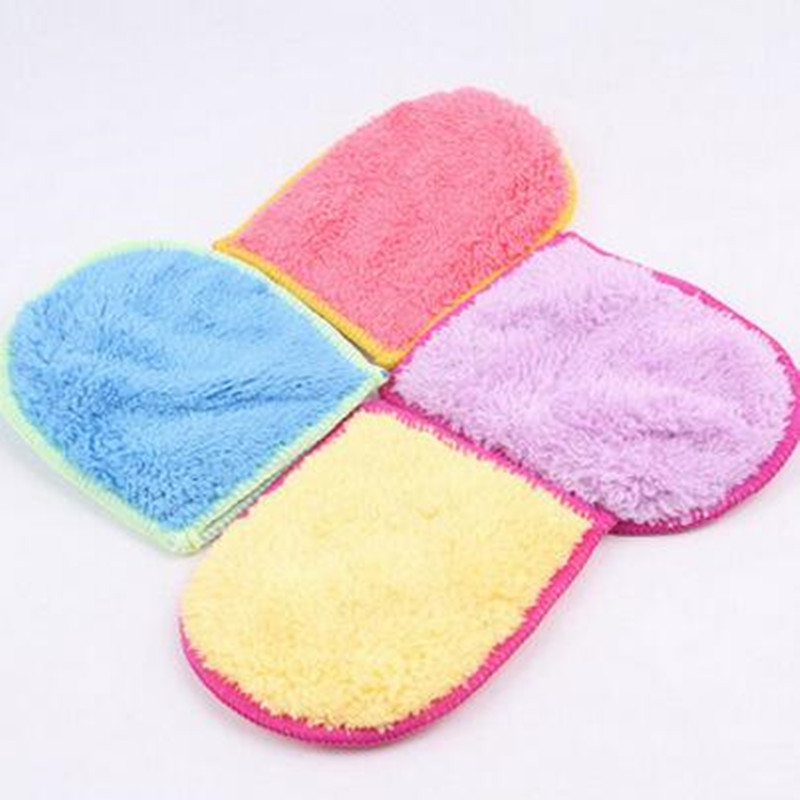 1 buc. Mănuși de demachiaj reutilizabile Tampoane de demachiere din microfibră Pânză de demachiere moale Tampoane pentru curățarea feței Instrumente de îngrijire a pielii