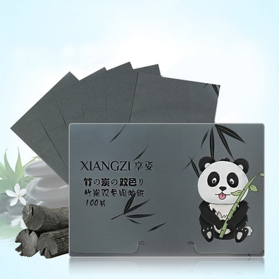 600 buc/6 pachete Film de control al uleiului Machiaj Curățarea feței Hârtii de absorbție a uleiului Unelte de machiaj pentru frumusețe Servetele pentru față cu ceai verde