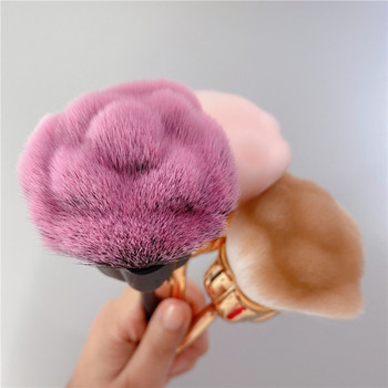 Rose Nail Art Dust Brush For Manicure Beauty Brush Blush Powder brushes Fashion Gel Nail Accessories Nail Material Tools